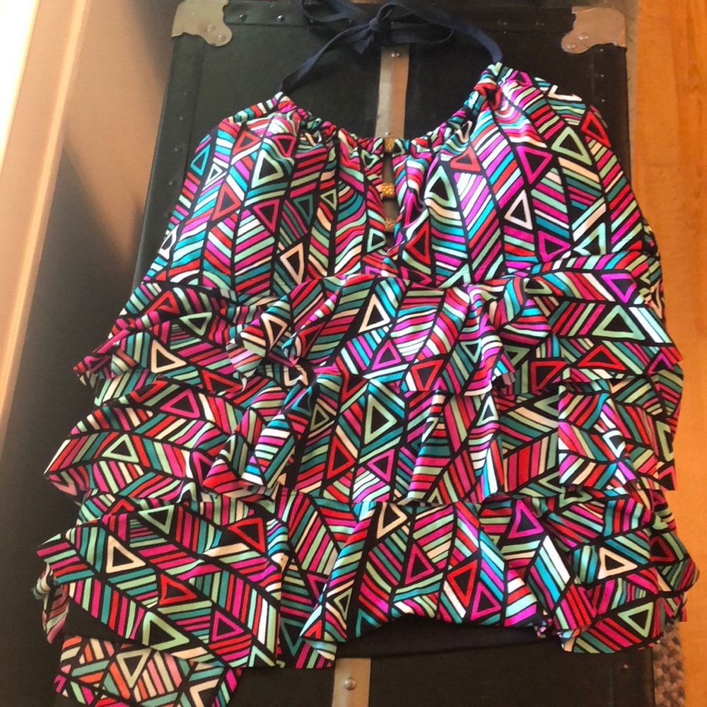 Catalina fly away back tankini top. Extra large